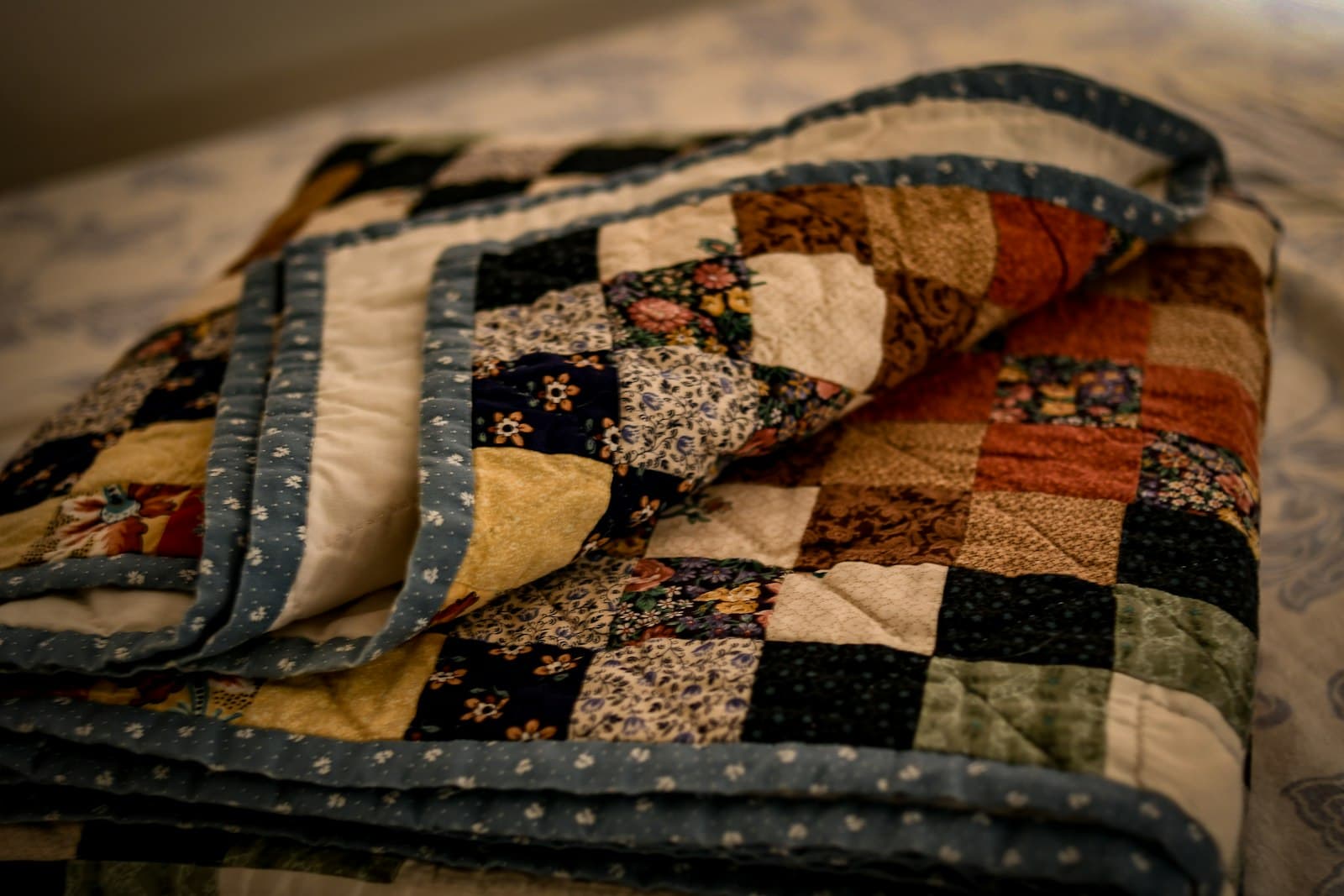 Close-up of woven cotton textile in warm neutral tones